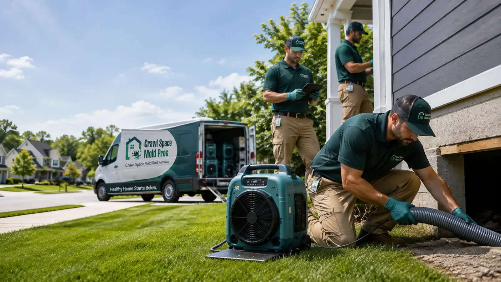 Crawl Space Mold Removal in Adrian, MI
